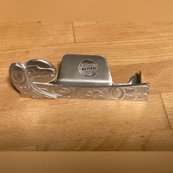 Pewter business card holder - Picture 2 of 3